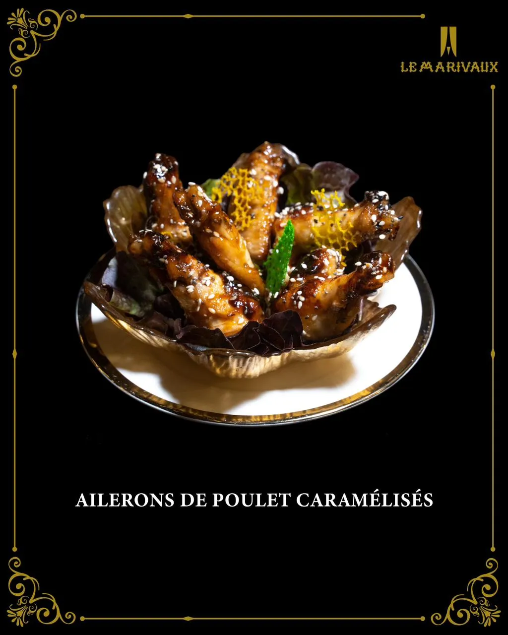 Ailerons de poulet caramélisés
